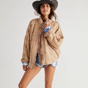 NWT Free People Dolman Quilted Jacket XS